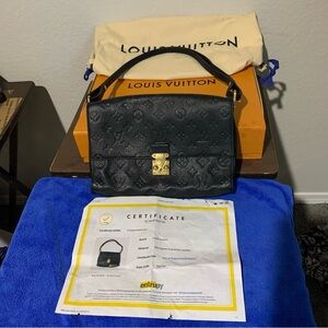 Louis Vuitton Blue Fascinante Shoulder Bag